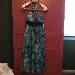 Multi-color maxi dress